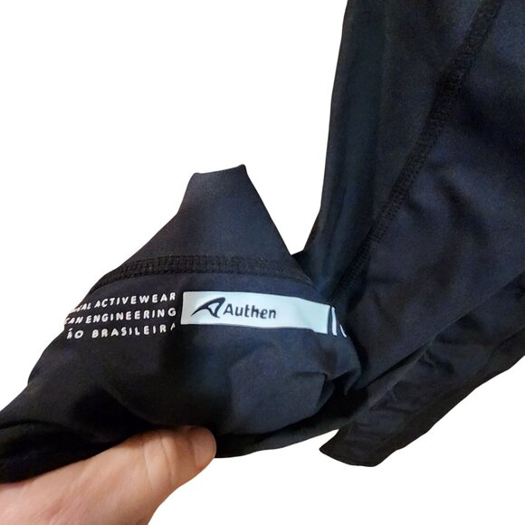 Authen Athletic Leggings High Waist Performance Active Wear Compression Womens M - Picture 3 of 6